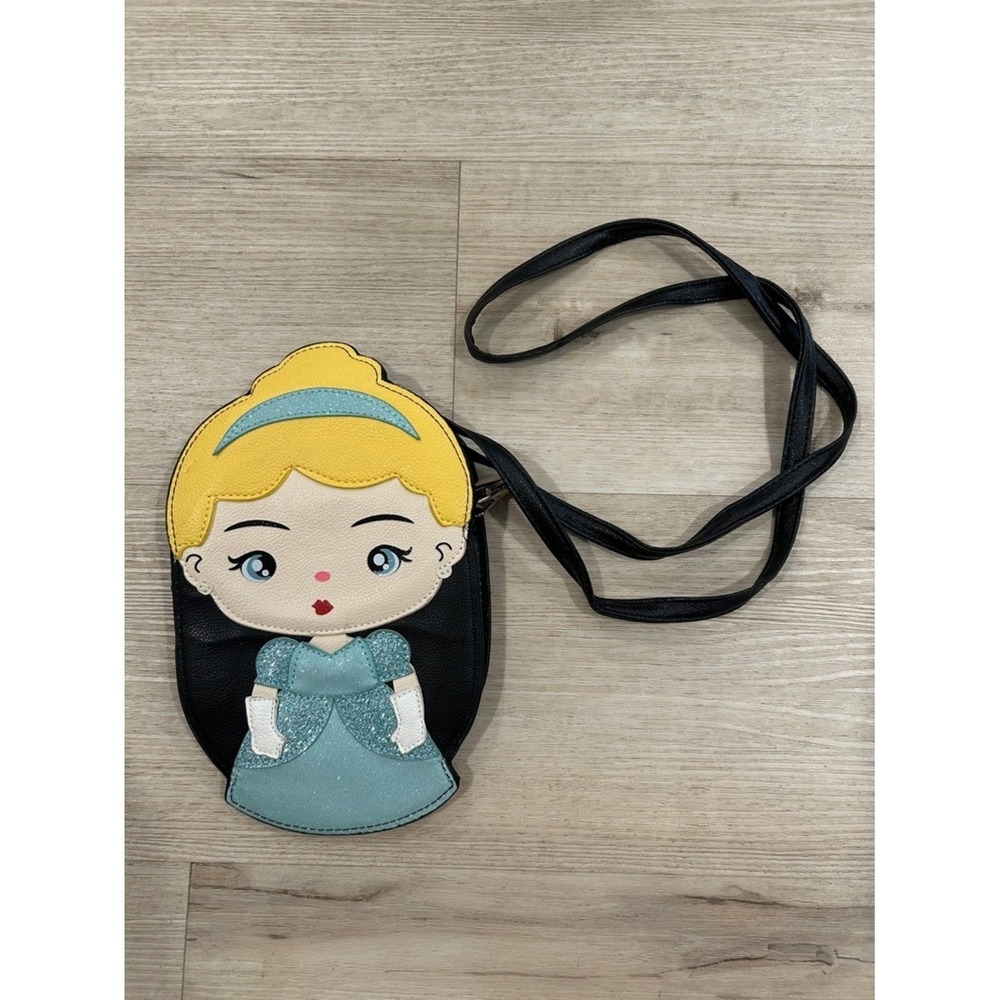 Cinderella Character Crossbody Bag - Black and Yellow